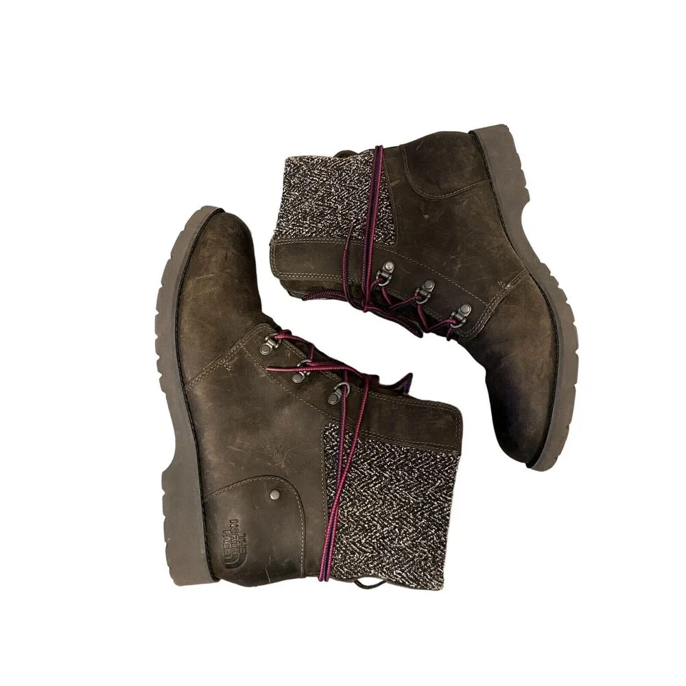 The North Face Ballard Lace Winter Boots,‎ Dark Grey, Womens 10.5 M